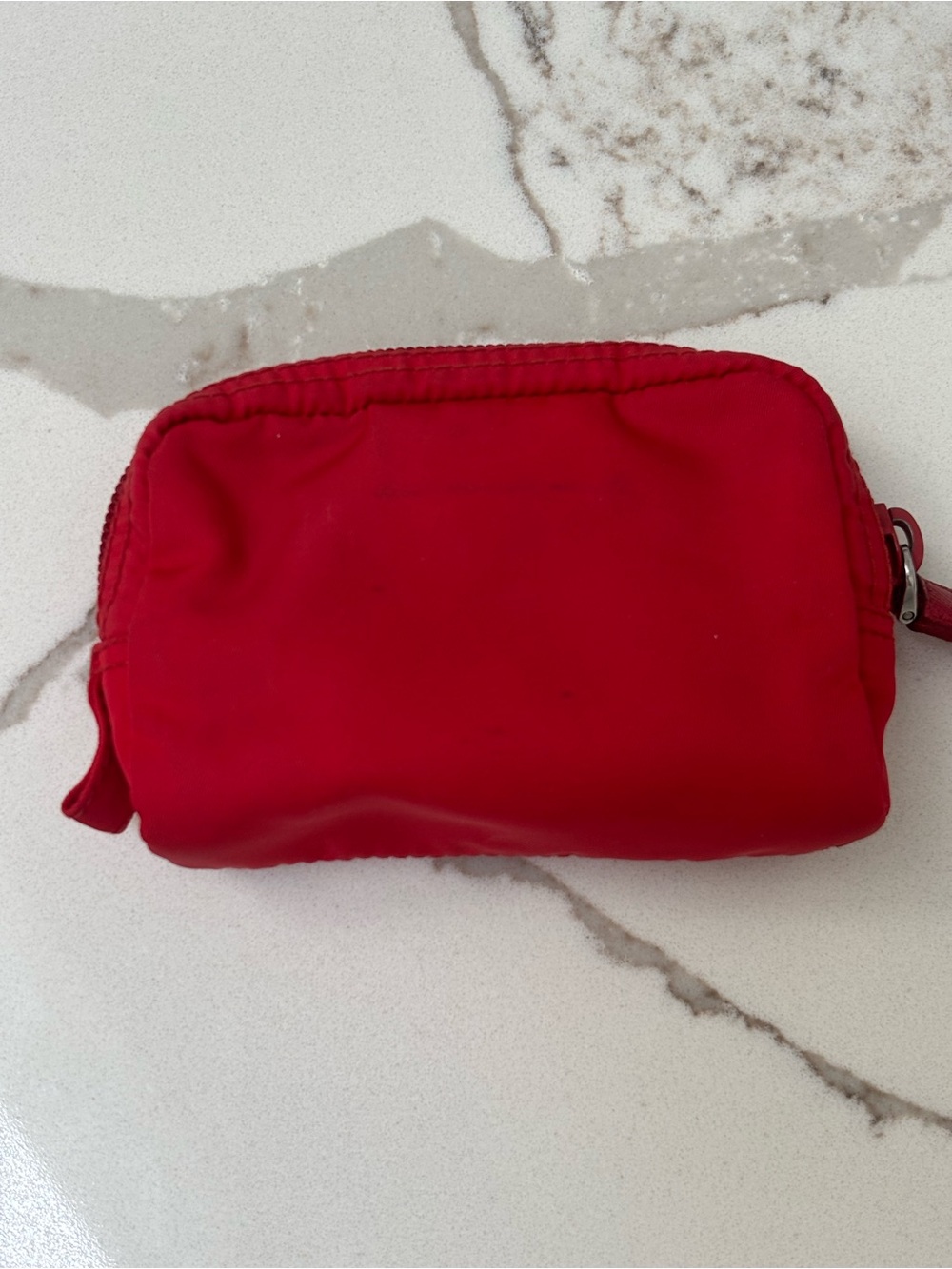 Prada Red Nylon Pouch - Picture 2 of 8